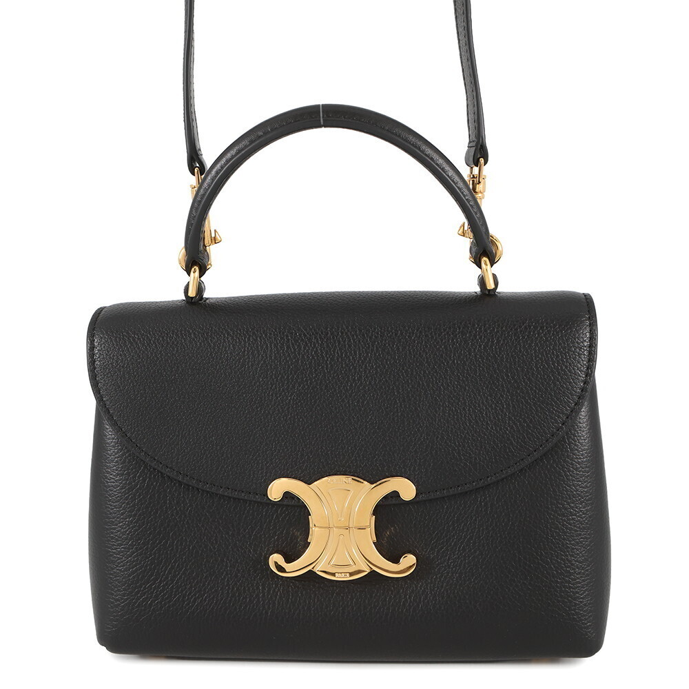 Celine Teen Nino handbag calf leather black bag - Picture 1 of 12